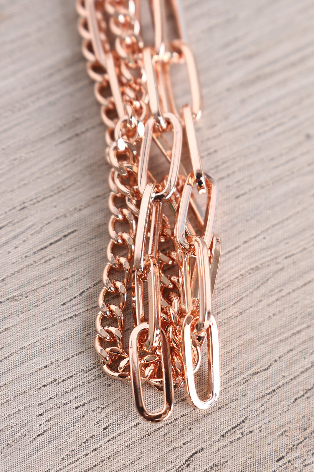 Polished Chain Tassel Earrings