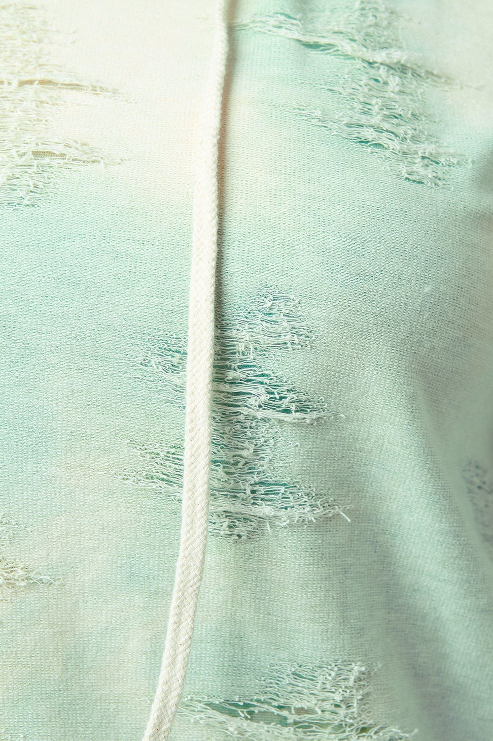 Distressed French Terry Bell Sleeve Hoodie - NoveltyOne