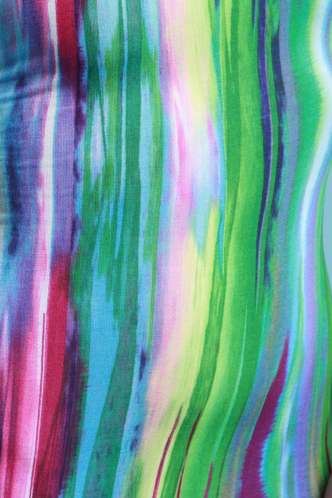 Jersey Knit Tie Dye Crisscross Back Maxi Dress