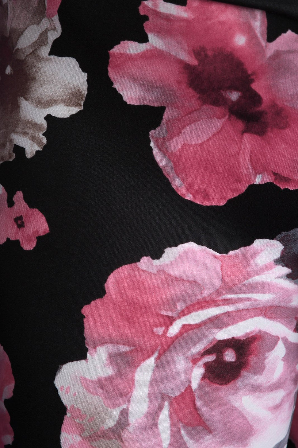 Peplum Flare Floral Pants