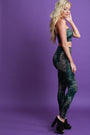 Python Print Bandeau With Leggings Two Piece Set