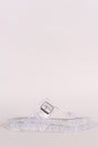 Bamboo Glitter Jelly T-Strap Thong Slide Sandal