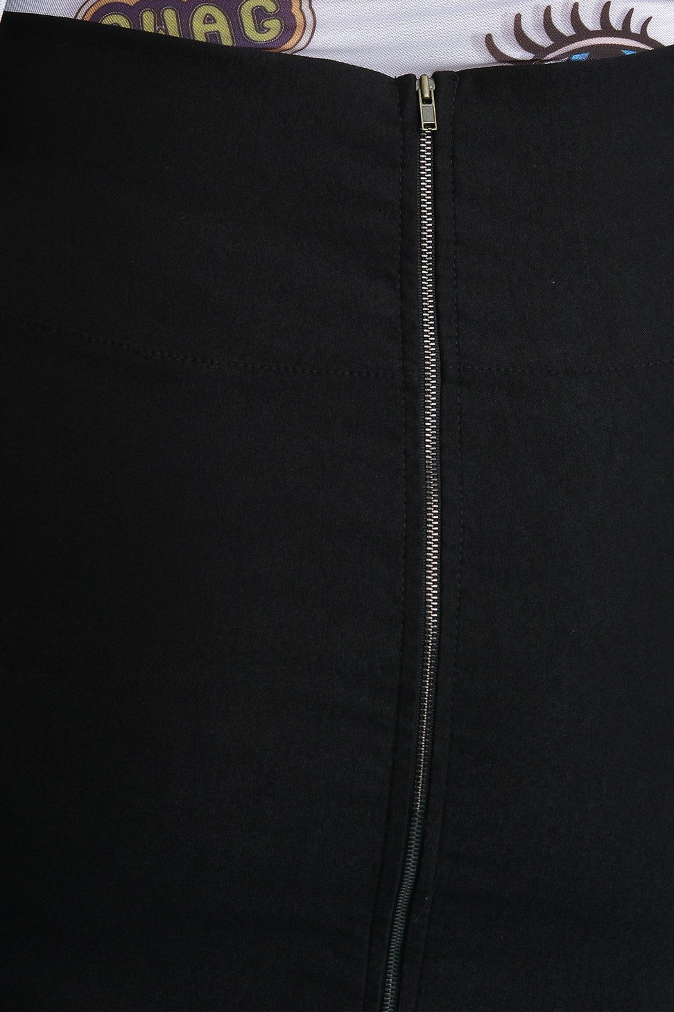 Stretchy Knit High Waisted Pencil Midi Skirt