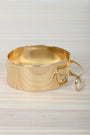 Hollow Latch Cuff Bracelet