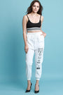 Graphic Print High Waisted Jogger Pants
