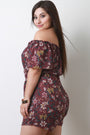 Paisley Floral Bardot Romper