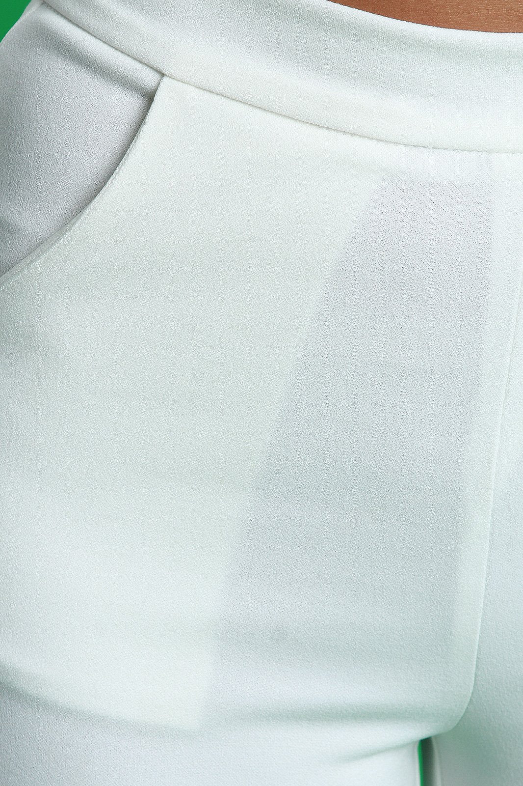 Textured Knit High Waist Flare Pants