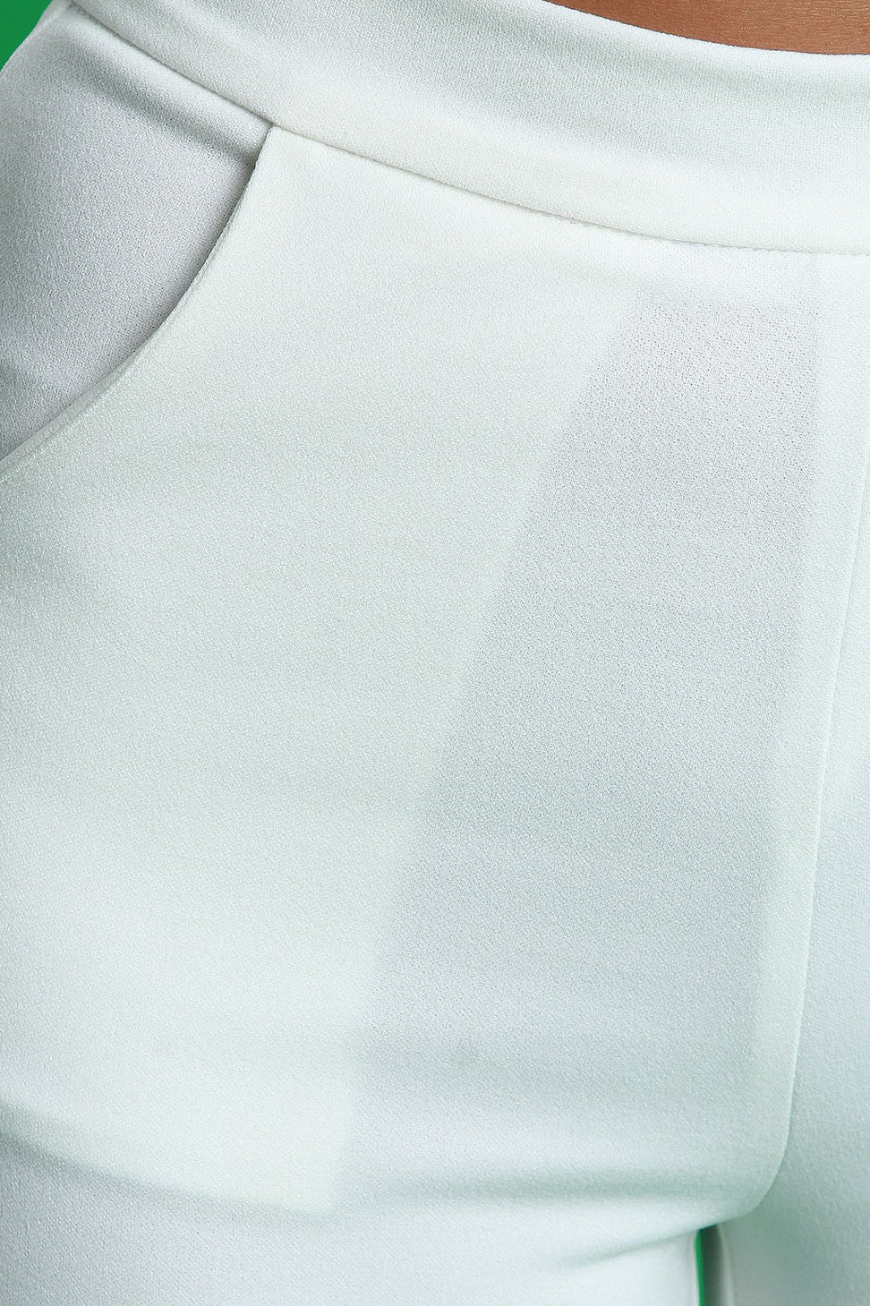 Textured Knit High Waist Flare Pants