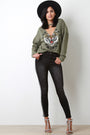 Terry Cloth Wild Tiger Sweater Top