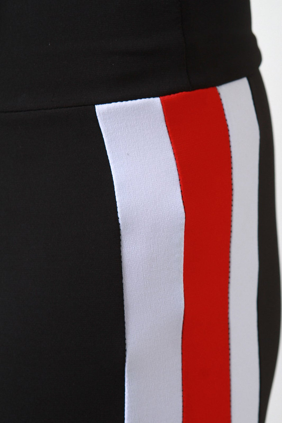 Sporty Striped Wide Leg Pants