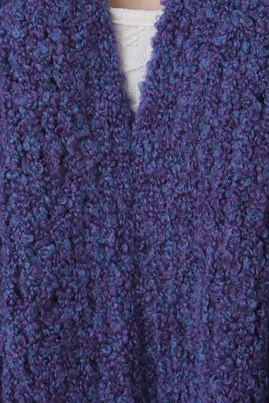 Loose Marled Knit Shawl Scarf - NoveltyOne