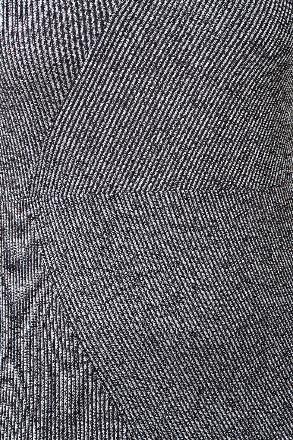 Ribbed Knit Keyhole Mock Neck Envelope Midi Dress