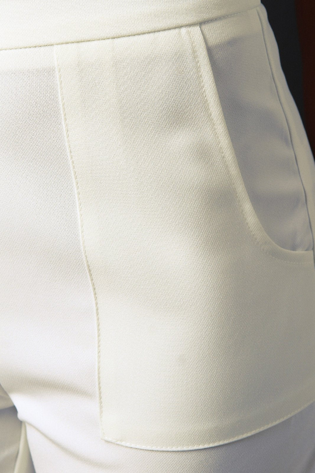 Textured Knit High Waist Slim Ankle Pants