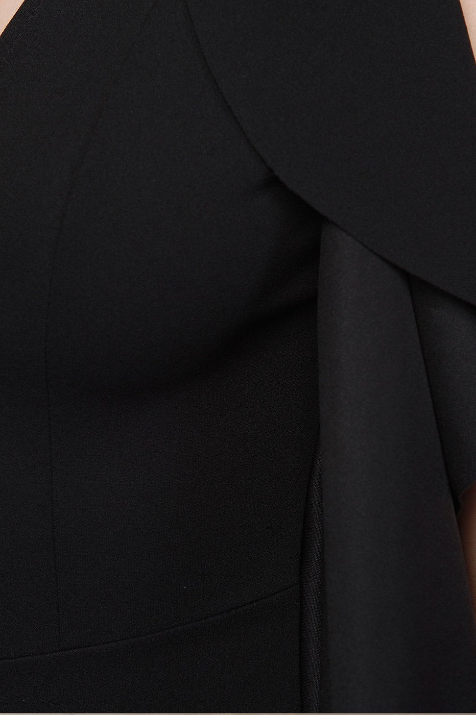 Sleeveless Side Flowy Ruffle Flared Leg Jumpsuit