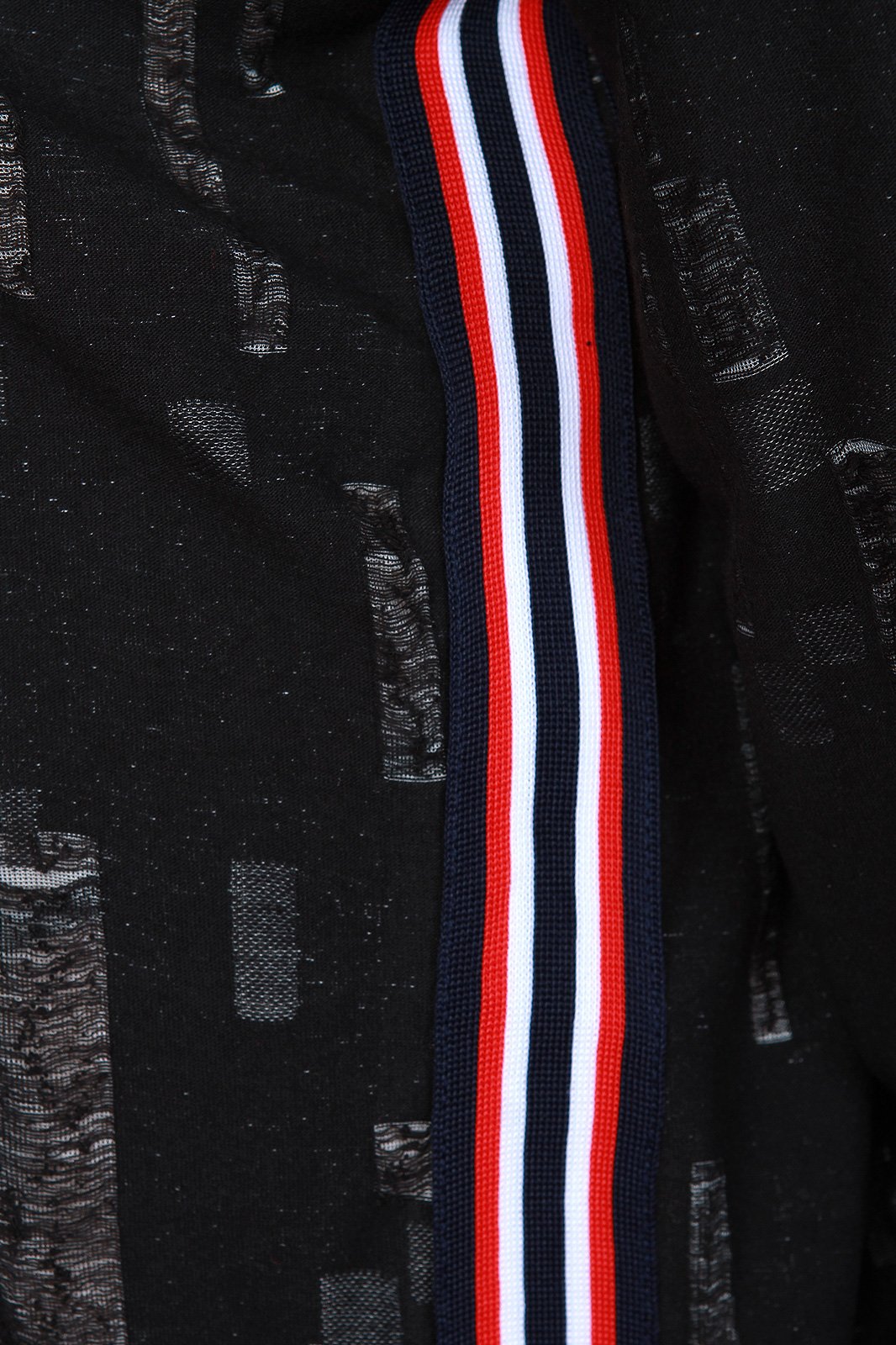 Distressed Side Striped Long Sleeve Sweater Dress - NoveltyOne