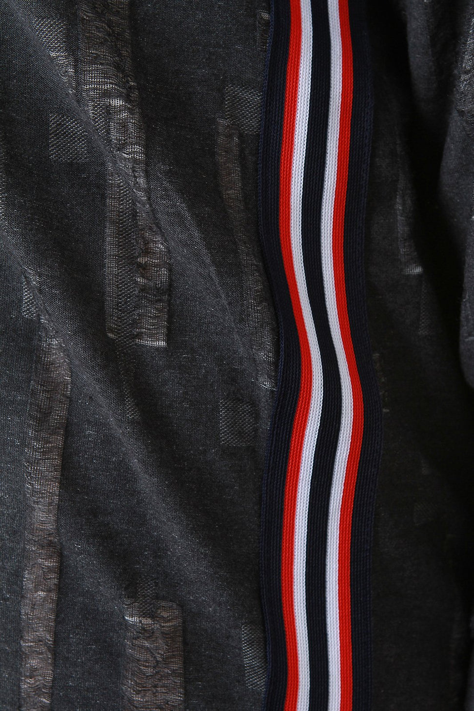 Distressed Side Striped Long Sleeve Sweater Dress - NoveltyOne