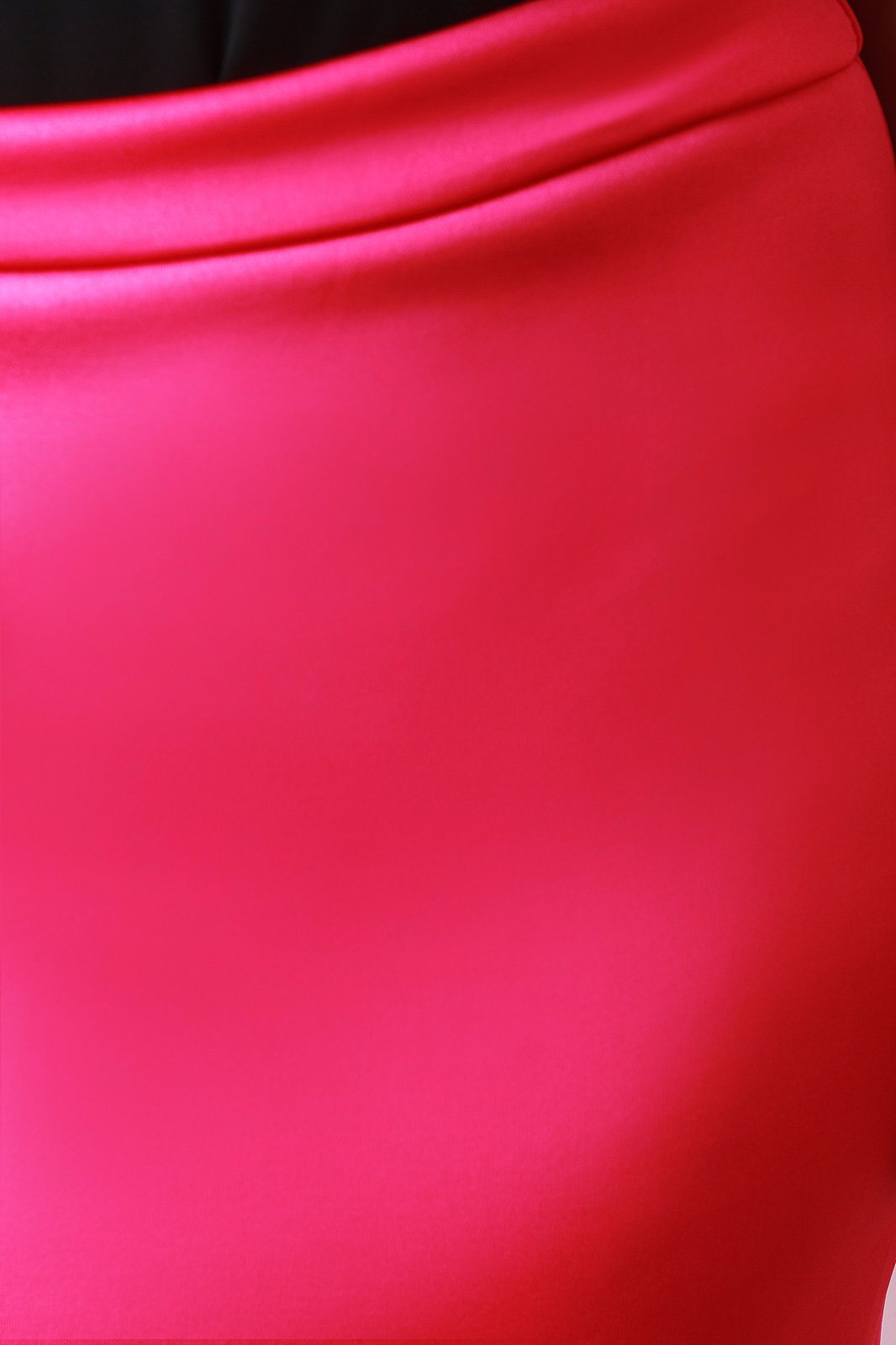 Scuba Knit High Low Ruffled Maxi Skirt