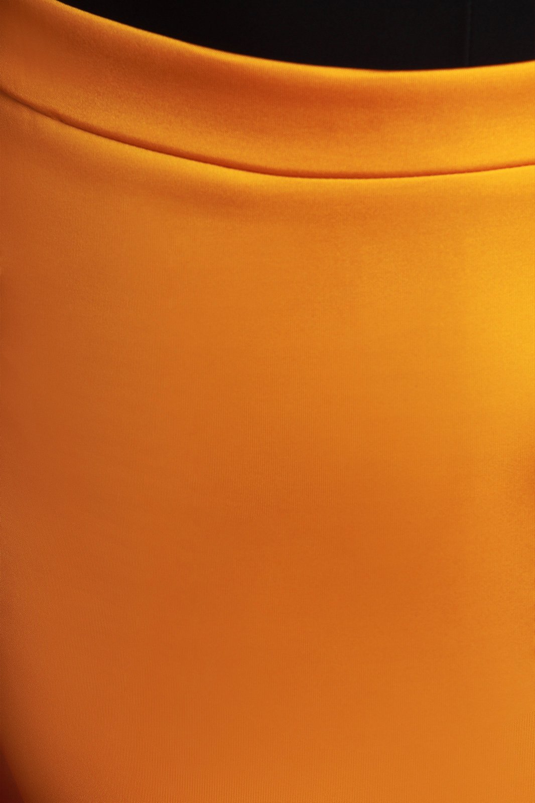 Scuba Knit High Low Ruffled Maxi Skirt