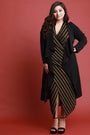 Self-Tie Long Sleeve Maxi Cardigan