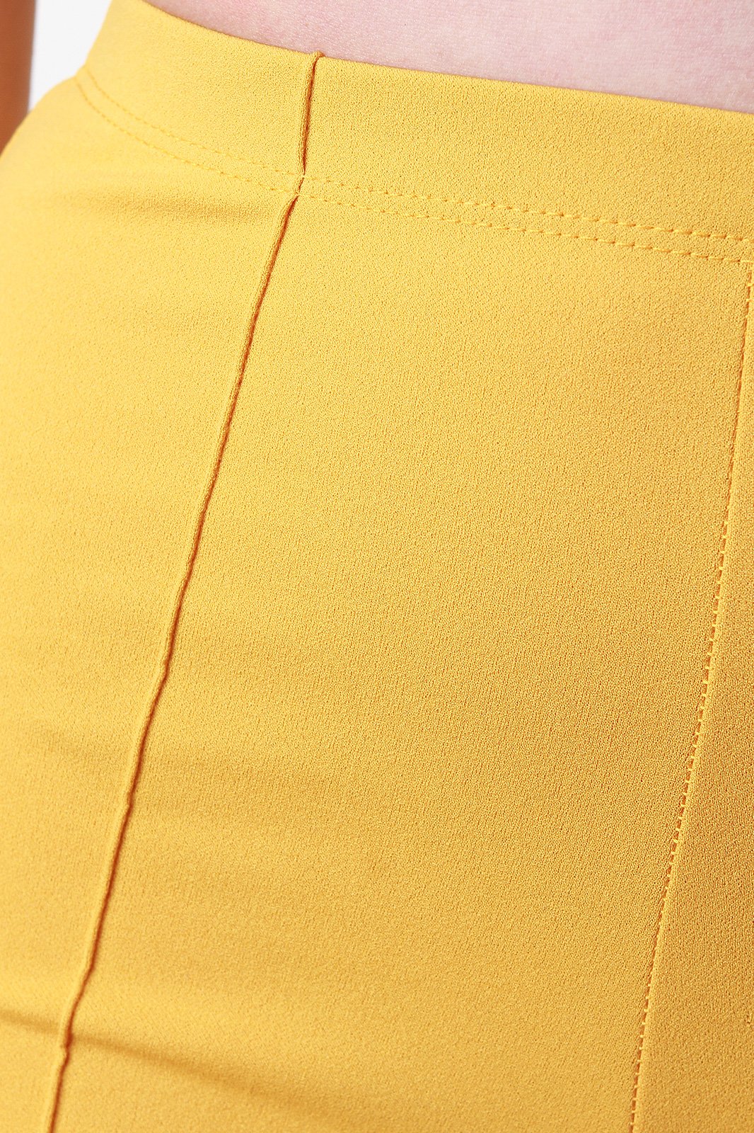 Ruffle Crepe Bell Pants