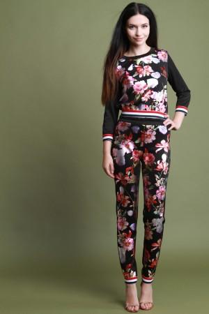 Floral Foil Print Two Piece Set