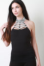 Gem Studded Strappy Choker Top - NoveltyOne