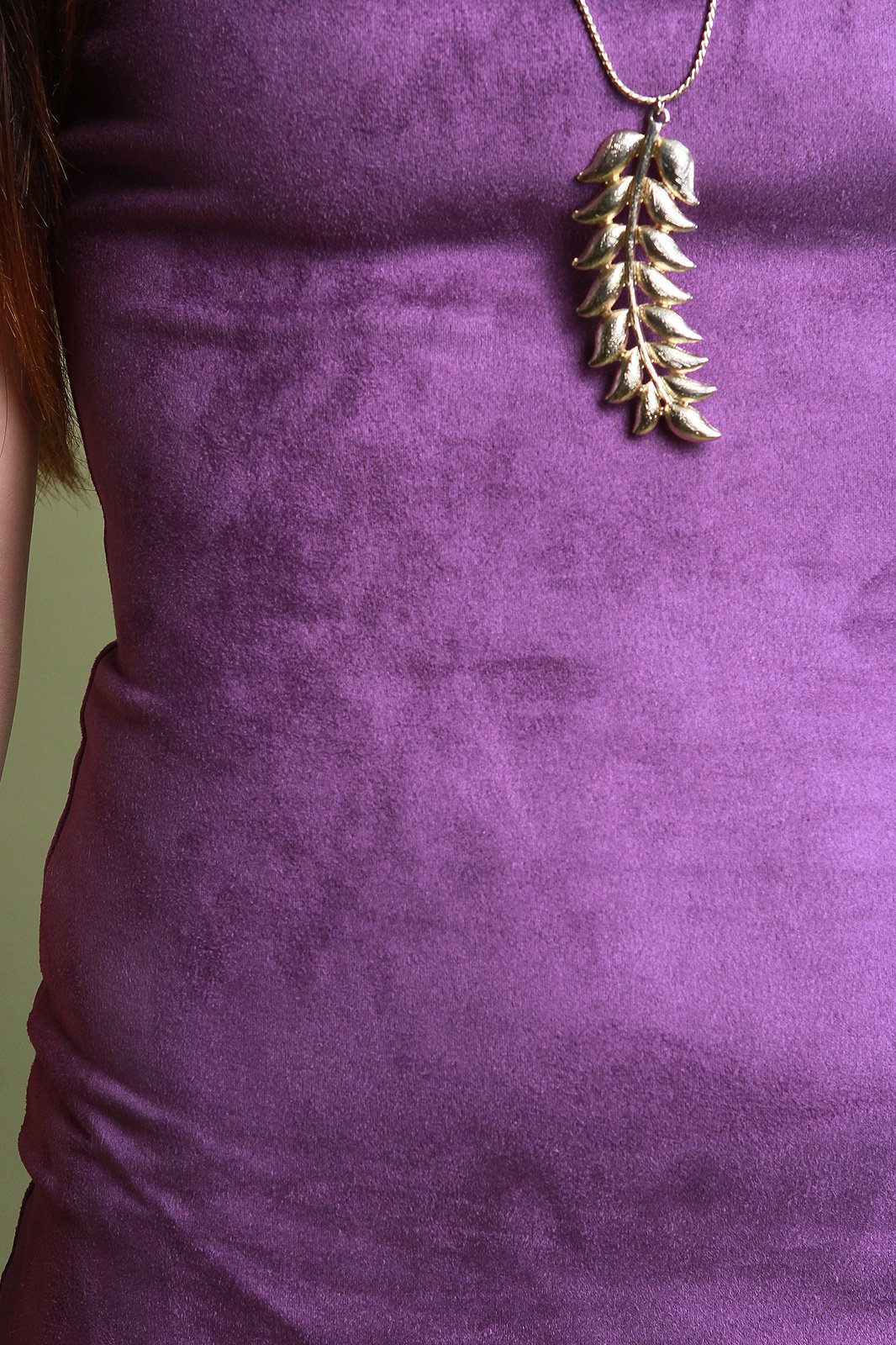 Vegan Suede Tube Fitted Midi Dress