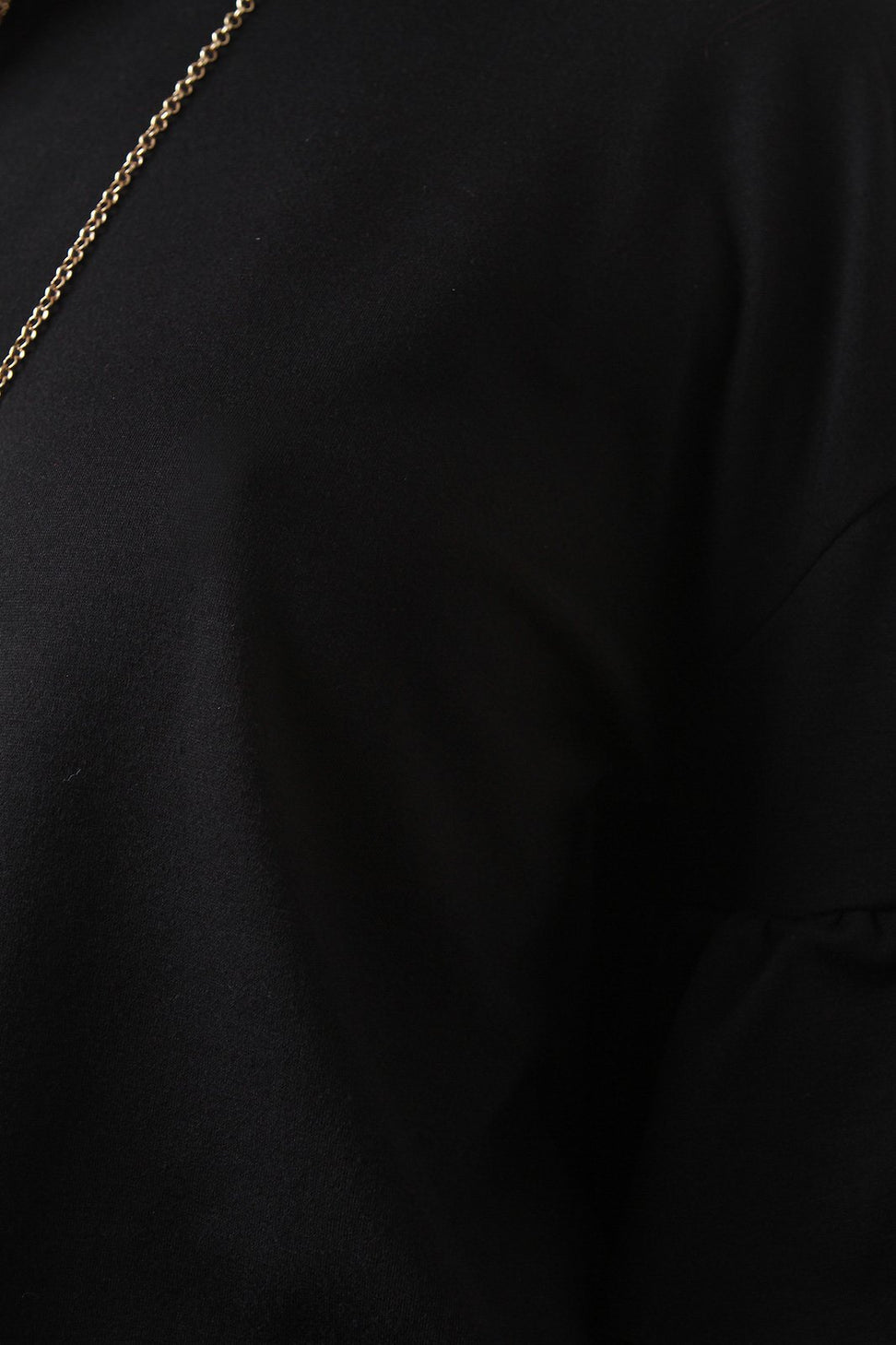 Tiered Ruffled Long Sleeve Crew Neck Top